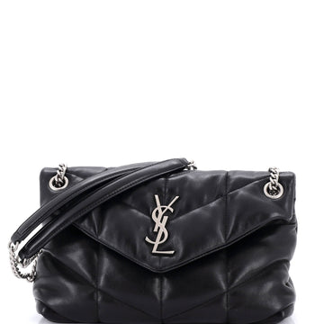 Saint Laurent Loulou Puffer Shoulder Bag Quilted Leather Small