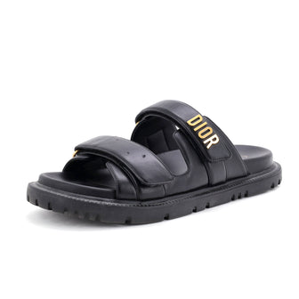 Christian Dior Women's DiorAct Slide Sandals Leather
