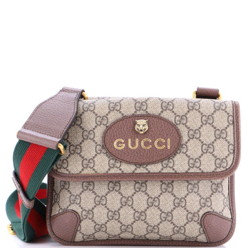 Gucci Neo Vintage Flap Messenger GG Coated Canvas Small