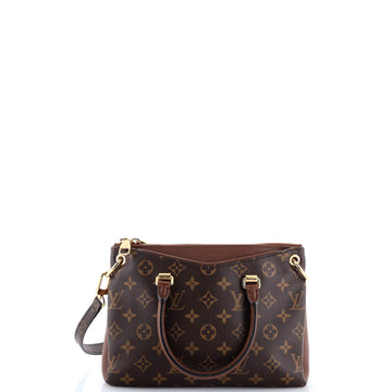 Louis Vuitton Pallas Tote Monogram Canvas with Leather BB