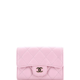 Chanel Classic Flap Card Case Quilted Lambskin