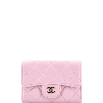 Chanel Classic Flap Card Case Quilted Lambskin