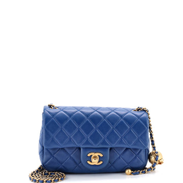 Chanel Pearl Crush Flap Bag Quilted Lambskin Mini