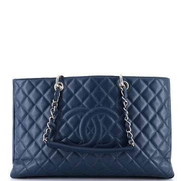 Chanel Grand Shopping Tote Quilted Caviar XL