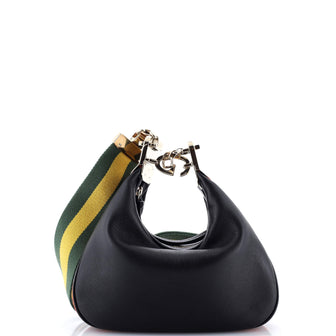 Gucci Attache Shoulder Bag Leather Small