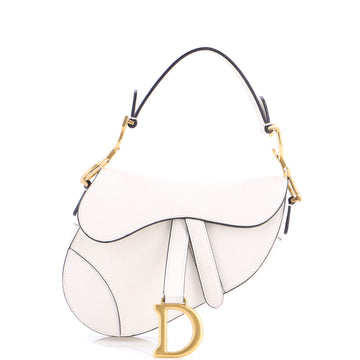 Christian Dior Saddle Handbag Leather Mini