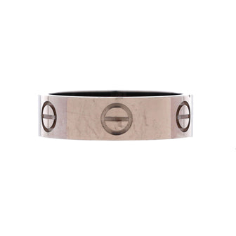 Cartier Love Wedding Band Ring 18K White Gold