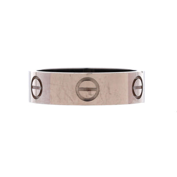 Cartier Love Wedding Band Ring 18K White Gold