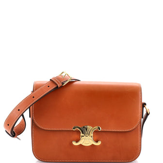 Celine Triomphe Shoulder Bag Smooth Calfskin Medium