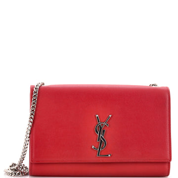 Saint Laurent Classic Monogram Crossbody Bag Grainy Leather Medium