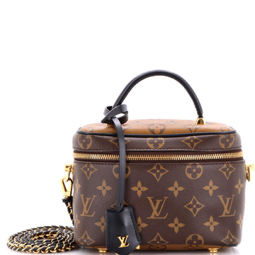 Louis Vuitton Vanity Handbag Reverse Monogram Canvas PM