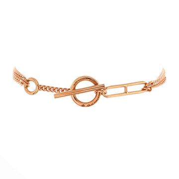 Hermes Echappee Multistrand Bracelet 18K Rose Gold