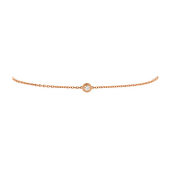Cartier D'Amour Bracelet 18K Rose Gold and Diamond XS