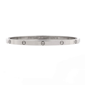 Cartier Love Bracelet 18K White Gold Small