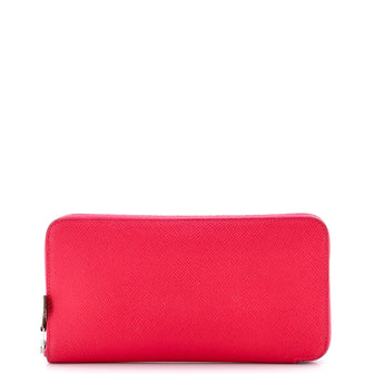 Hermes Azap Zip Around Wallet Silk'in Epsom Long