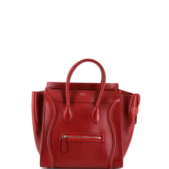 Celine Luggage Bag Smooth Leather Mini