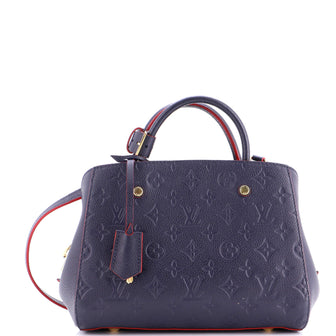 Louis Vuitton Montaigne Handbag Monogram Empreinte Leather BB