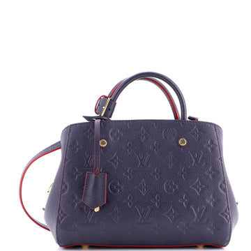 Louis Vuitton Montaigne Handbag Monogram Empreinte Leather BB