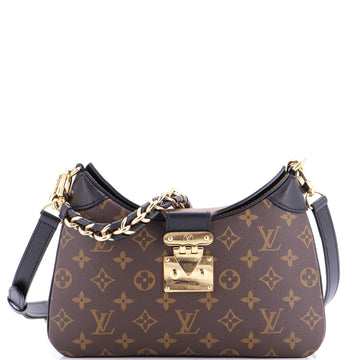 Louis Vuitton LV Twinny Handbag Monogram Canvas and Reverse Monogram Canvas with Leather