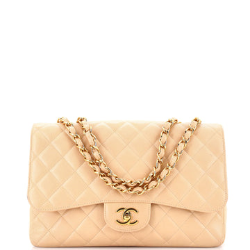 Chanel Classic Single Flap Bag Quilted Caviar Jumbo