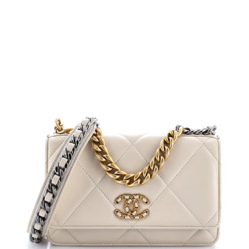 Chanel 19 Wallet on Chain Quilted Lambskin
