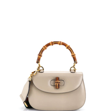 Gucci Bamboo 1947 Top Handle Bag Leather Small