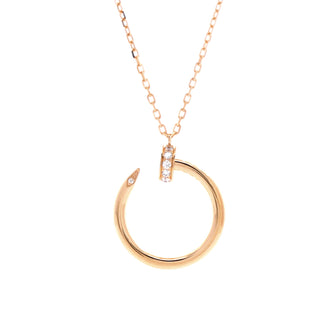 Cartier Juste un Clou Pendant Necklace 18K Yellow Gold with Diamonds
