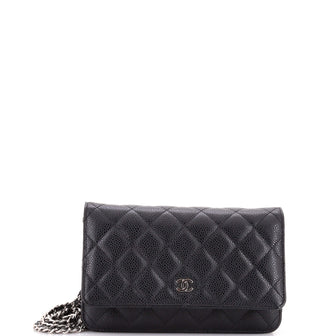 Chanel Wallet on Chain Quilted Caviar