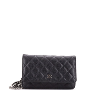 Chanel Wallet on Chain Quilted Caviar