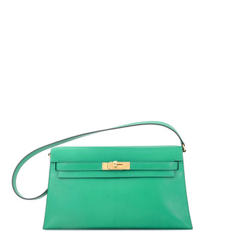 Hermes Kelly Elan Shoulder Bag Chevre Chamkila