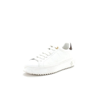 Louis Vuitton Women's Time Out Sneakers Monogram Embossed Leather