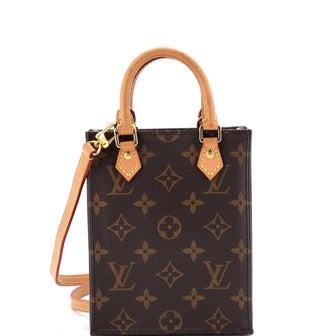 Louis Vuitton Petit Sac Plat Bag Monogram Canvas