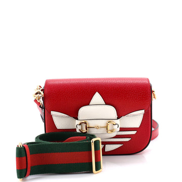 Gucci x Adidas Horsebit 1955 Shoulder Bag Leather Mini