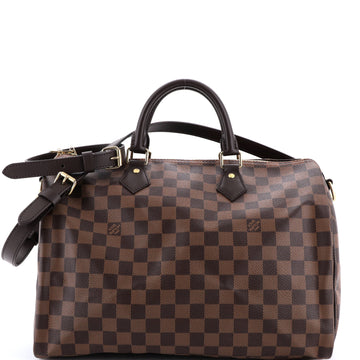 Louis Vuitton Speedy Bandouliere Bag Damier 35
