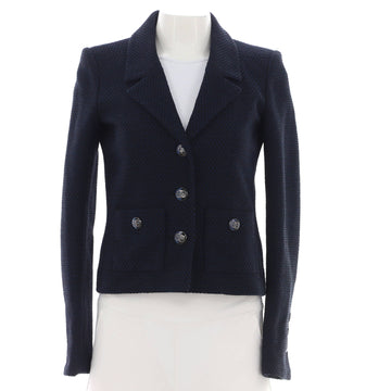 Chanel Women's Button Up Blazer Tweed