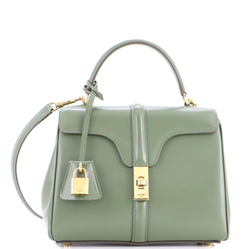 Celine 16 Top Handle Bag Smooth Calfskin Small