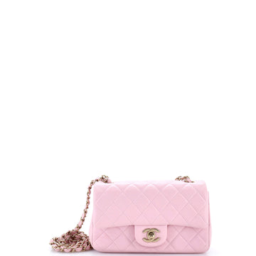 Chanel Classic Single Flap Bag Quilted Lambskin Mini
