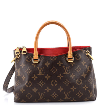 Louis Vuitton Pallas Tote Monogram Canvas with Leather BB