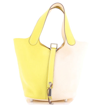 Hermes Picotin Lock Bag Bicolor Clemence PM