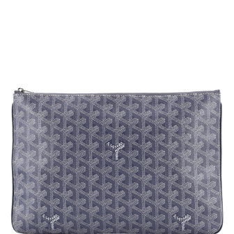 Goyard Senat Zip Pouch Coated Canvas MM