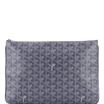 Goyard Senat Zip Pouch Coated Canvas MM