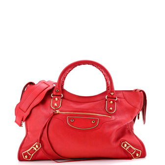 Balenciaga City Classic Metallic Edge Bag Leather Medium