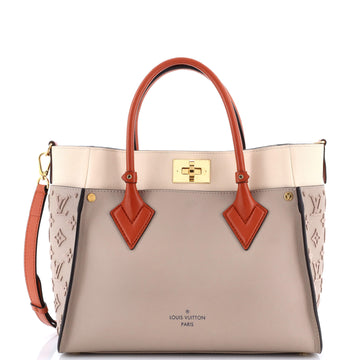 Louis Vuitton On My Side Tote Monogram Tuffetage Leather MM