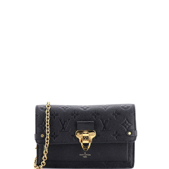 Louis Vuitton Vavin Chain Wallet Monogram Empreinte Leather