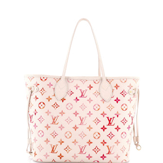 Louis Vuitton Neverfull NM Tote Monogram Empreinte Sunrise Aquarelle MM