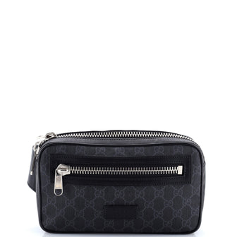 Gucci Soft Zip Belt Bag GG Coated Canvas Small