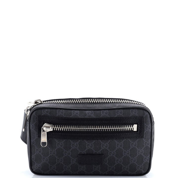 Gucci Soft Zip Belt Bag GG Coated Canvas Small