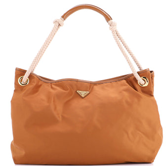 Prada Mariner Shoulder Bag Re-Nylon with Cord Rope Large