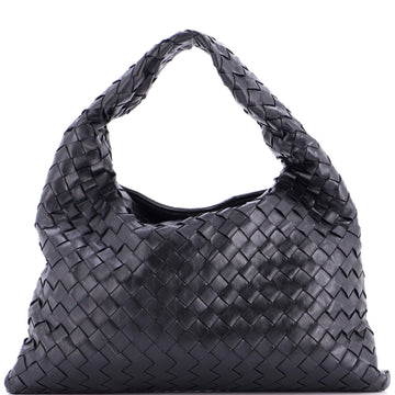 Bottega Veneta Hop Hobo Intrecciato Leather Small