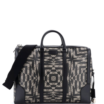 Gucci Eden Briefcase Caleido GG Coated Canvas Large